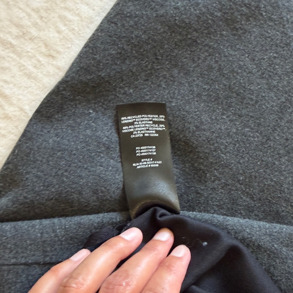 Babaton Grey Work Pants Drawstring - image 3